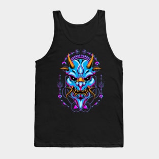 oni mask samurai Tank Top